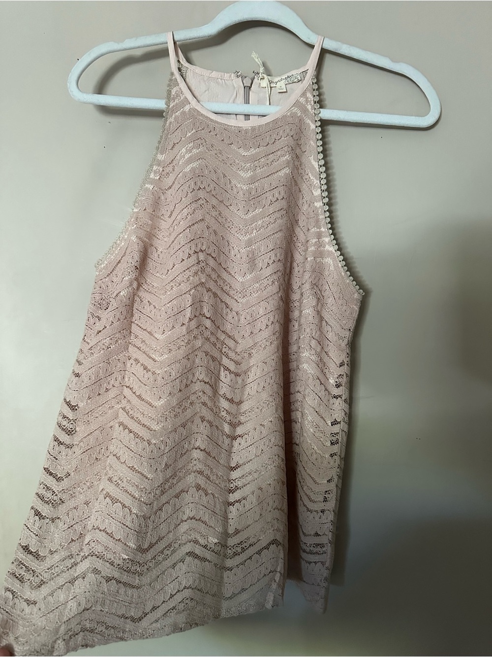 Mystree Lace Trim Tank